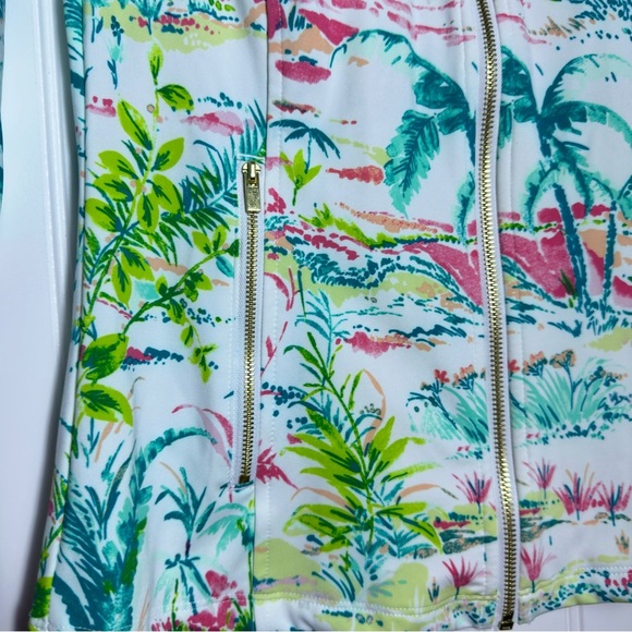 Sigrid Olsen Womens Tropical Golf Tennis Full Zip Jacket Size S NWT - Picture 5 of 10